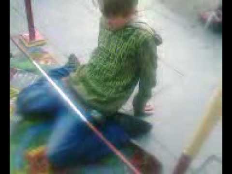 STUART TRYING TO LIMBO DANCE