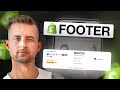 Create A Shopify Footer Remove Powered By Shopify 2025
