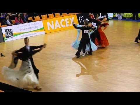 GS Cambrils 2013 Round 1 - Dominykas Granskas & Kotryna Petrosiute - viennese waltz