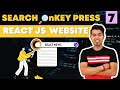 React JS Website in Hindi #7:  SEARCH Functionality on KeyPress in React JS  🔥