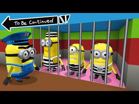 HOW MINIONS ESCAPE FROM PRISON INVESTIGATION in MINECRAFT ! Minions   Gameplay