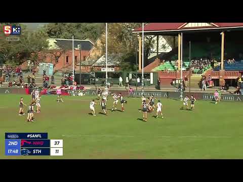 Rd 17 Hostplus SANFL Snapshot - Norwood's Sam Morris snaps from stoppage