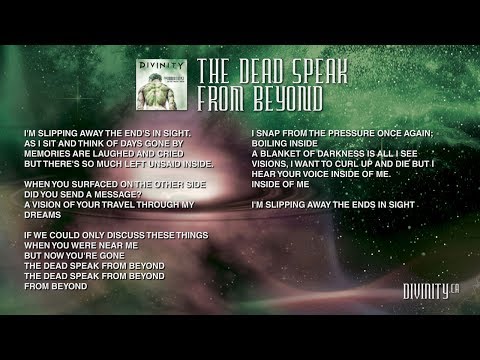 DIVINITY - The Immortalist - The Dead Speak From Beyond [Lyrics & Artwork]