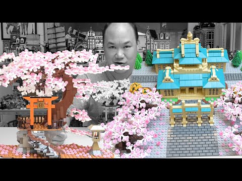 Конструктор Sembo Block с подсветкой «Цветение Сакуры» 601079 / 2529 деталей