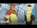 Invincible Puts His New Muscles To Use With Rex Invincible Season 3 Prime Video