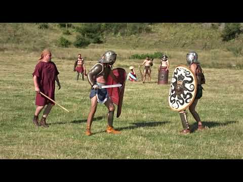 DacFest 2023 - lupte de gladiatori Ludus Ursus  - prima zi