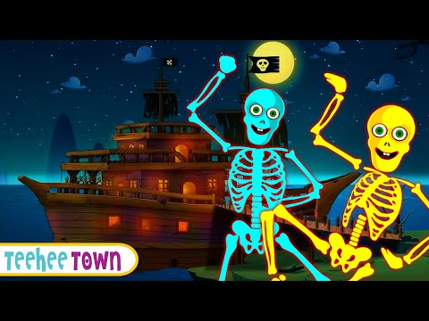 Skeletons Haunted Ship + Spooky Scary Rhymes For Kids By Teehee Town