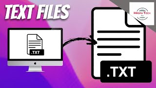 How to Make txt files on Mac | Create Text Files on Mac