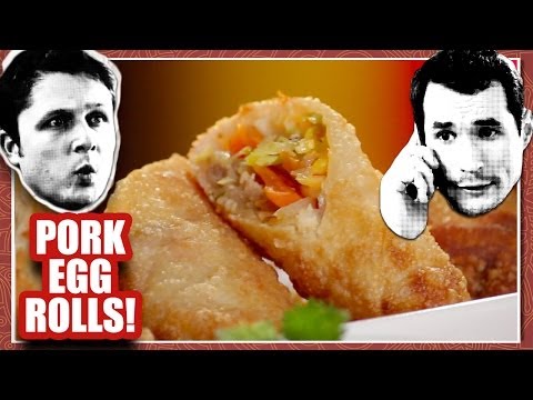 Egg Rolls with Peanut Dipping Sauce! - #Stirsday!