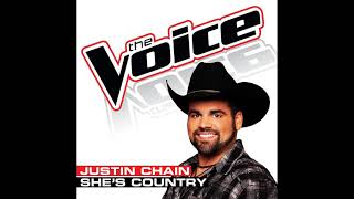 Justin Chain | She&#39;s Country | Studio Version | The Voice 5