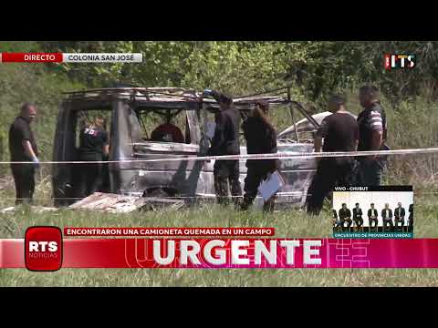 HALLAN RESTOS ÓSEOS EN UNA CAMIONETA INCENDIADA EN COLONIA SAN JOSÉ