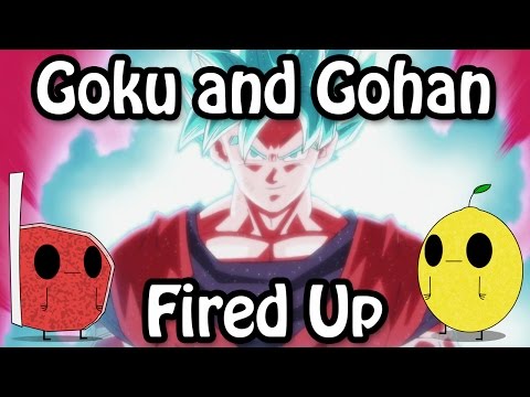 Goku and Gohan Fired Up