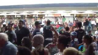preview picture of video 'Terminal de Araucária fechado por manifestantes.'