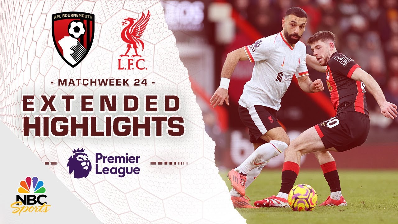 Bournemouth v. Liverpool | PREMIER LEAGUE HIGHLIGHTS | 2/1/2025 | NBC Sports