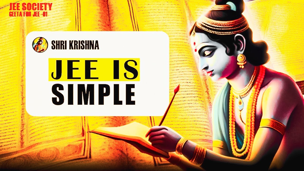🌹Watch this or stay DISTRACTED | Lord Krishna's strategy for JEE