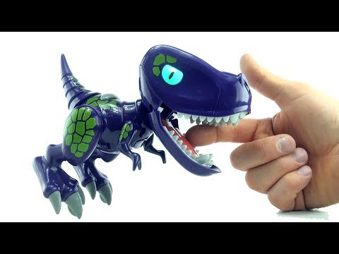 Tyrannosaurus Rex Zoomer Chomplingz - Purple Dinosaur Toy T-Rex - Interactive Chance Dinosaur games