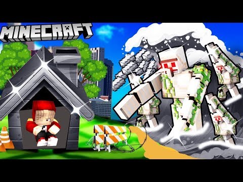 ŞEKERLİ GOLEM TUSUNAMİ VS EV #3 - Minecraft