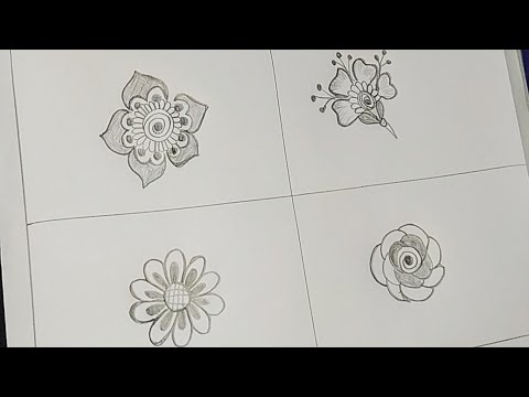 New Flowers mehandi classes - 8 | Basic shapes of Mehandi design | Bristy Art's henna...