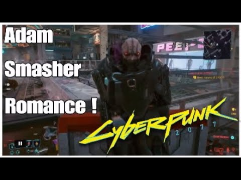 Cyberpunk 2077. Adam Smasher Romance!
