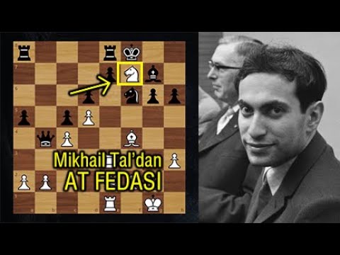 Mikhail Tal'dan Harika Bir AT FEDASI, Mikhail Tal vs Speelman 1988