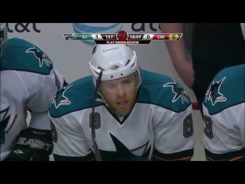NHL: Goal Review San Jose Sharks @ Chicago Blackhawks Game 3 5/12/10