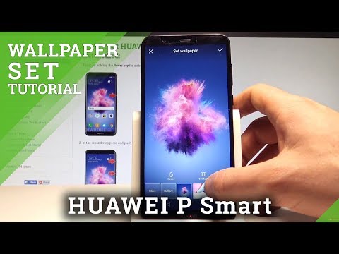 How to Change Wallpaper in HUAWEI P Smart - Set Up Wallpaper |HardReset.Info