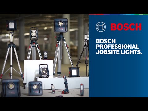 Bosch Professional Akumuliatorinis statybviečių prožektorius GLI 18V-300 video