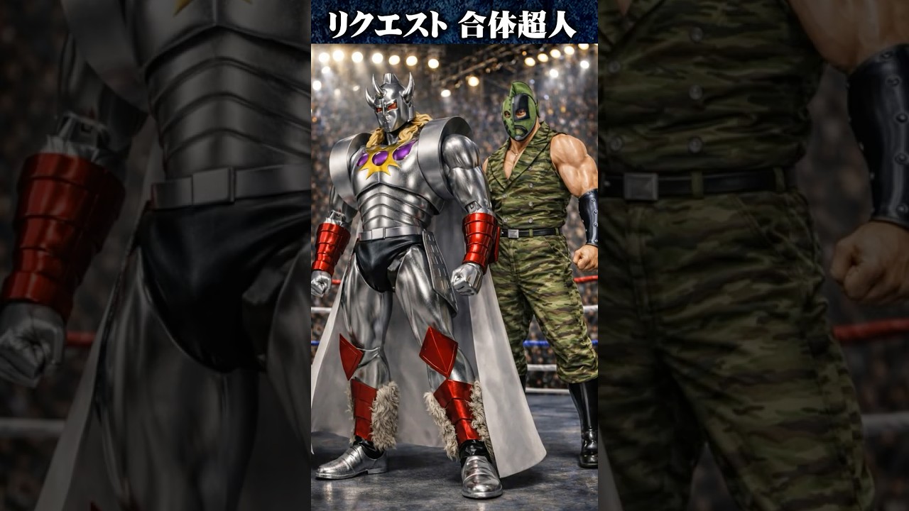 リクエスト合体超人Part14 #合体  #キン肉マン #anime  #実写化 #撮影