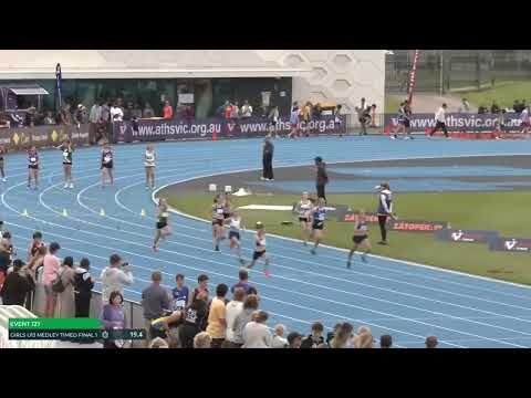 Girls U13 Medley Timed Final 1 - 2025-26 Commonwealth Bank State Relay Championships