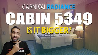 This Carnival Radiance Interior Room Feels Bigger Than Most - Cabin 5349