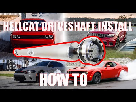 DODGE HELLCAT DEMON REDEYE: DRIVESHAFT INSTALL HOW TO