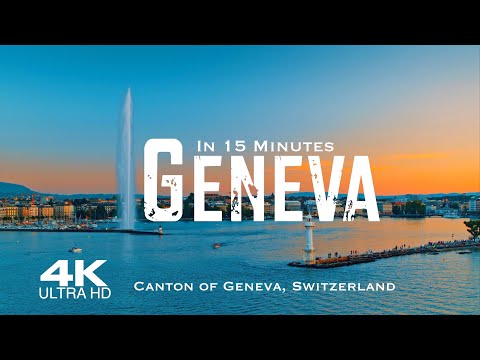 GENEVA🇨🇭Genève Drone Aerial 4K | Switzerland Schweiz