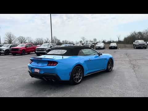 2024 Ford Mustang GT Premium Convertible for sale at Lally Chevrolet Ltd. in Tilbury, ON