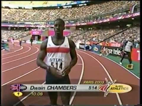 2003 World Championships (100m Semi-Finals #1 & #2) - Dwain Chambers/Kim Collins - Paris, France