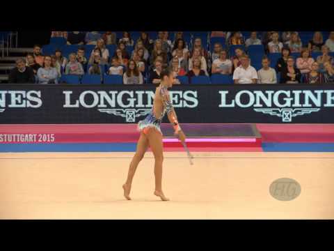 Irena OMIROU (CYP) 2015 Rhythmic Worlds Stuttgart - Qualifications Clubs