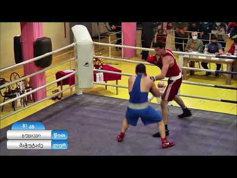 09-05-2021(81kg)GEORGIAN BOXING Championships FINAL: RED SUTSAEV  GIORGI VS BLUE  MATCHUTADZE  LUKA.