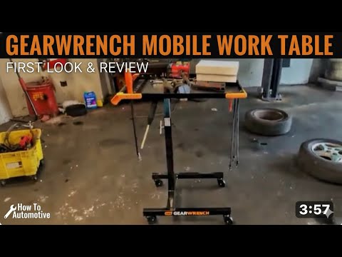 Check Out The Gearwrench Tools Mobile Work Table In Action!