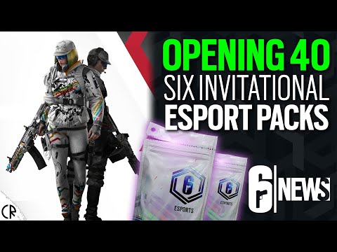 Opening 40x Six Invitational Esport Packs - 6News - Tom Clancy's Rainbow Six Siege