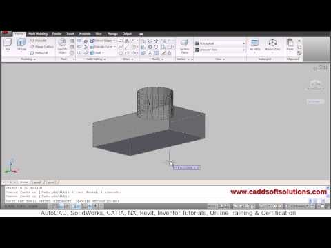 AutoCAD Tutorial Circle Command 3 Point 2 Point Tan Tan Radius Tangent Circles