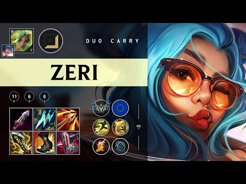 Zeri ADC vs Caitlyn - EUW Challenger Patch 25.24