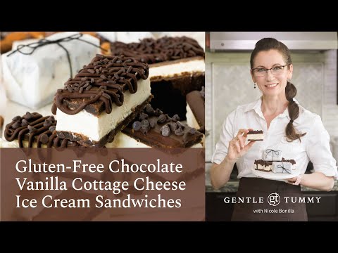 TRENDING: Gluten-Free Chocolate Vanilla Cottage Cheese Ice Cream Sandwiches