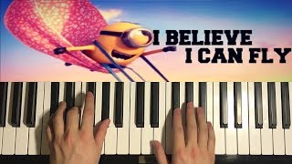 How To Play - I Believe I Can Fly - by R. Kelly (PIANO TUTORIAL LESSON)
