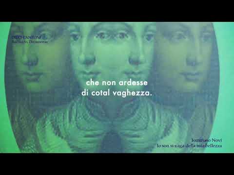 Tommaso Novi, Io son sì vaga della mia bellezza
