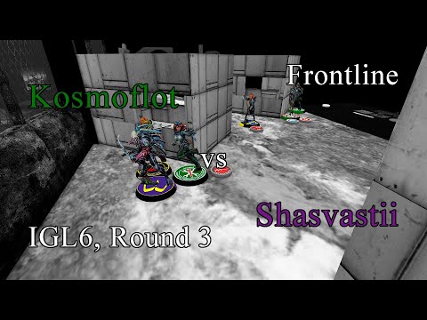 [ENG] Infinity via TTS | Leomaris(Shasvastii) vs Foxbringer(Kosmoflot) | IGL6 R3 | Frontline
