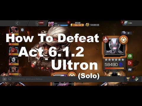 How To Defeat Ultron Act 6.1.2 | MEDUSA | Marvel Contest of Champions
