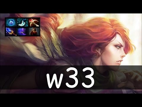 [Highlight] Secret.w33 play Windranger vs Saksa - Ranked Match