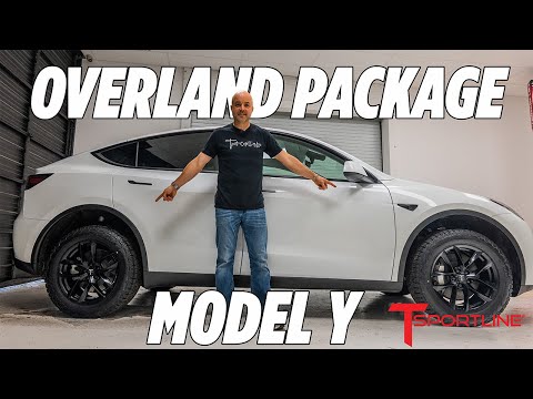 Tesla Model Y Overland / Off-Road Package Custom Build - Lifted, Skid Plates, 18" TSS & A/T Falkens