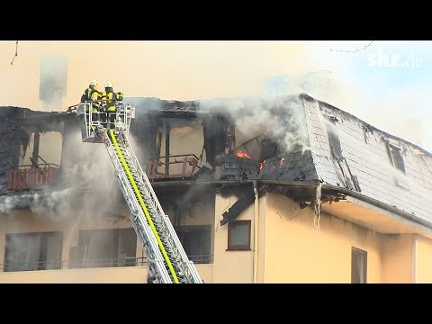 Bad Malente: Großfeuer zerstört Hotel