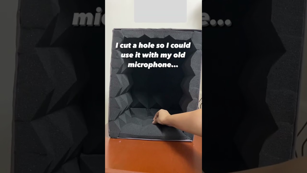 DIY Microphone Sound Box For At Home Studio!