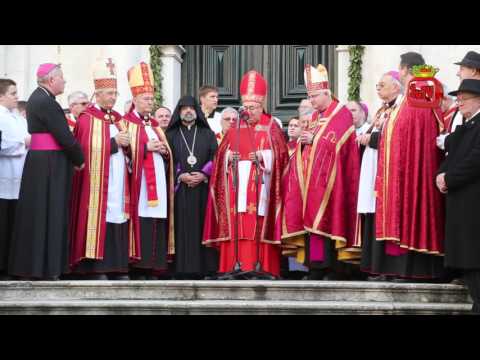 Govor kardinala Vinka Puljića  na otvaranju 1044. Festa sv. Vlaha